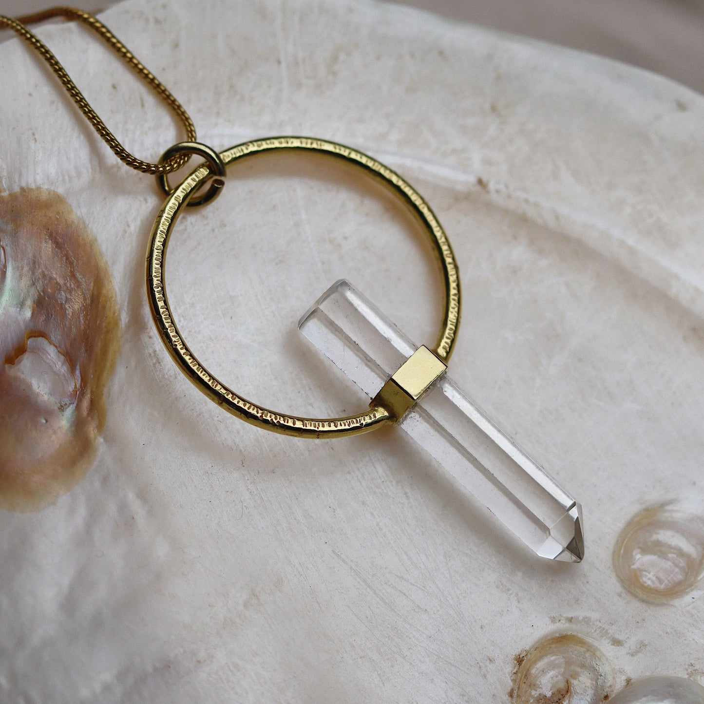 Citlali Necklace with Clear Quartz