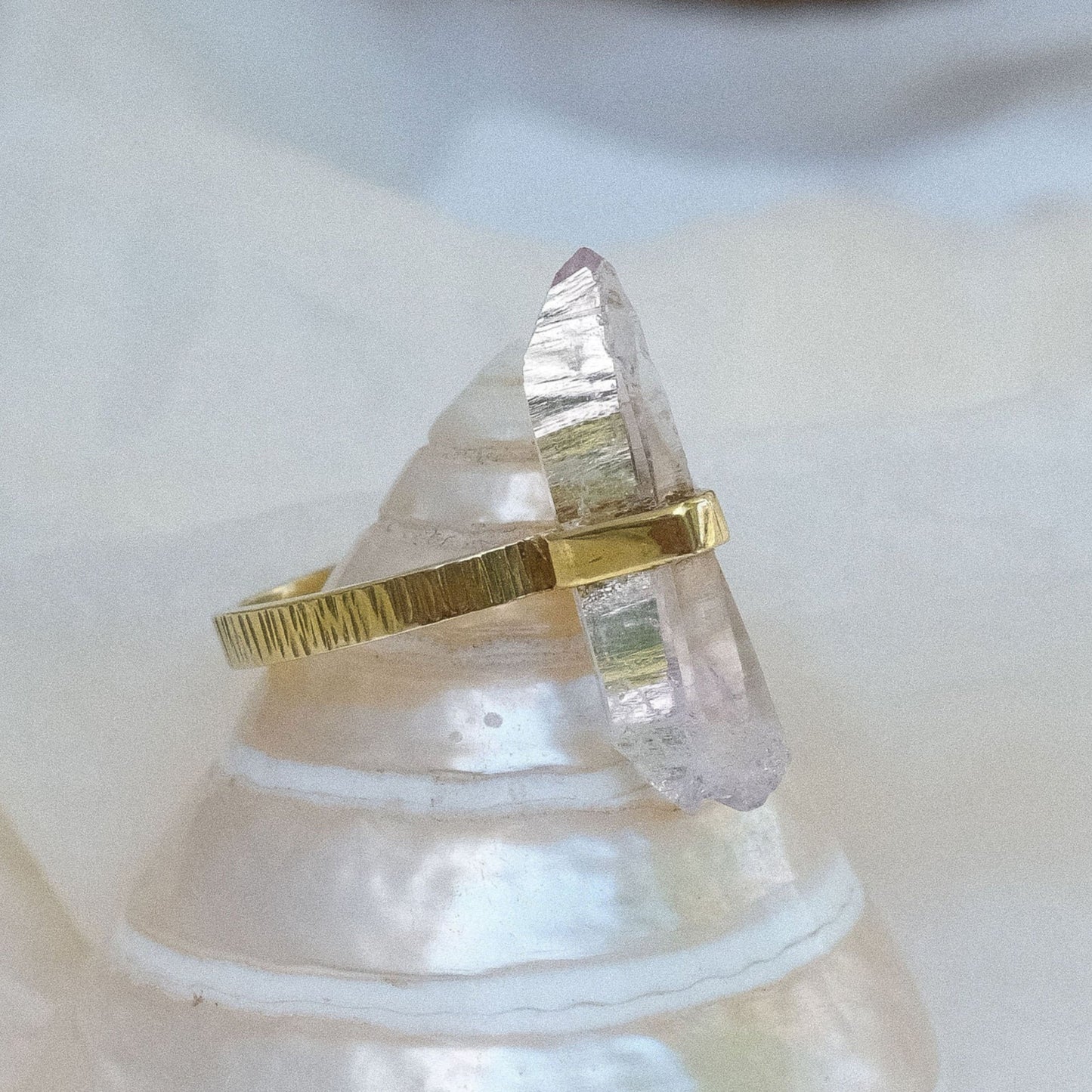 Citlali Ring with Amethyst
