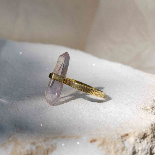 Citlali Ring with Amethyst