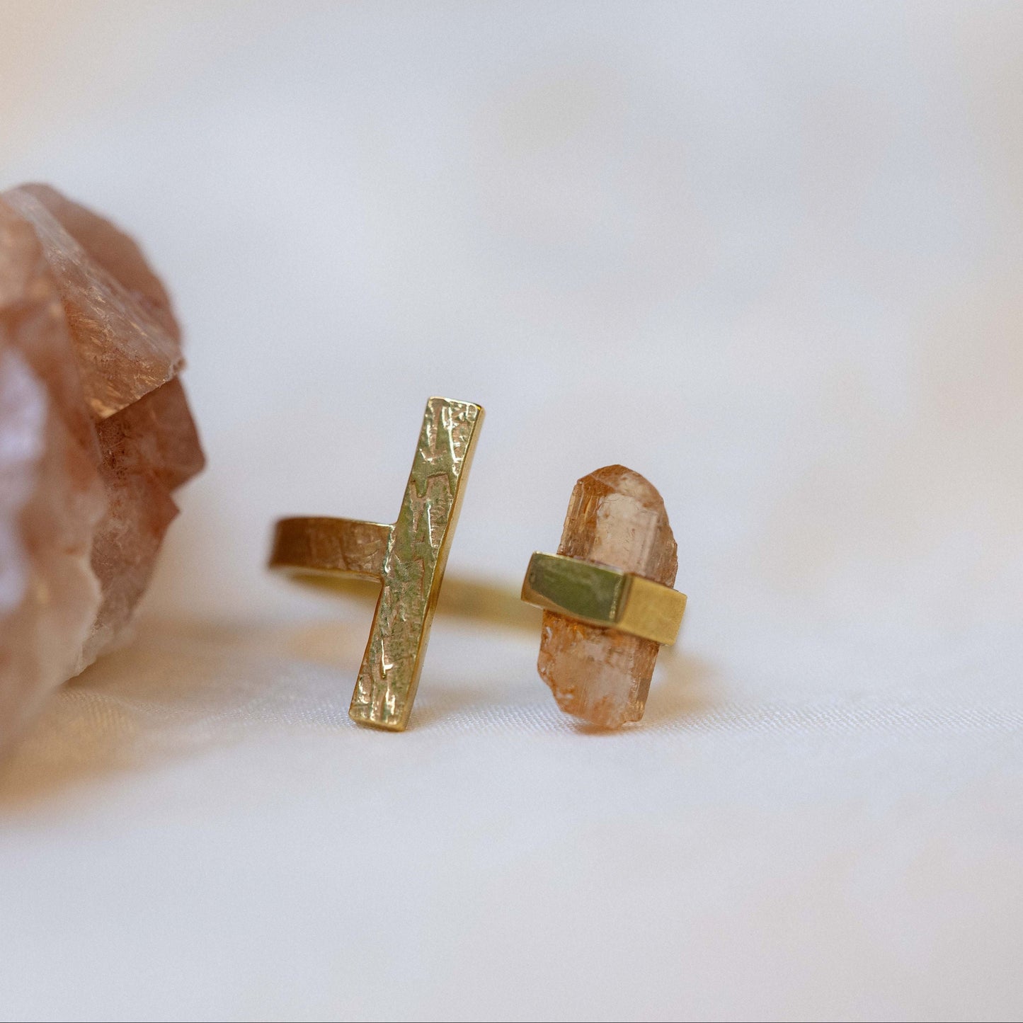 Citlali Ring with Golden Topaz