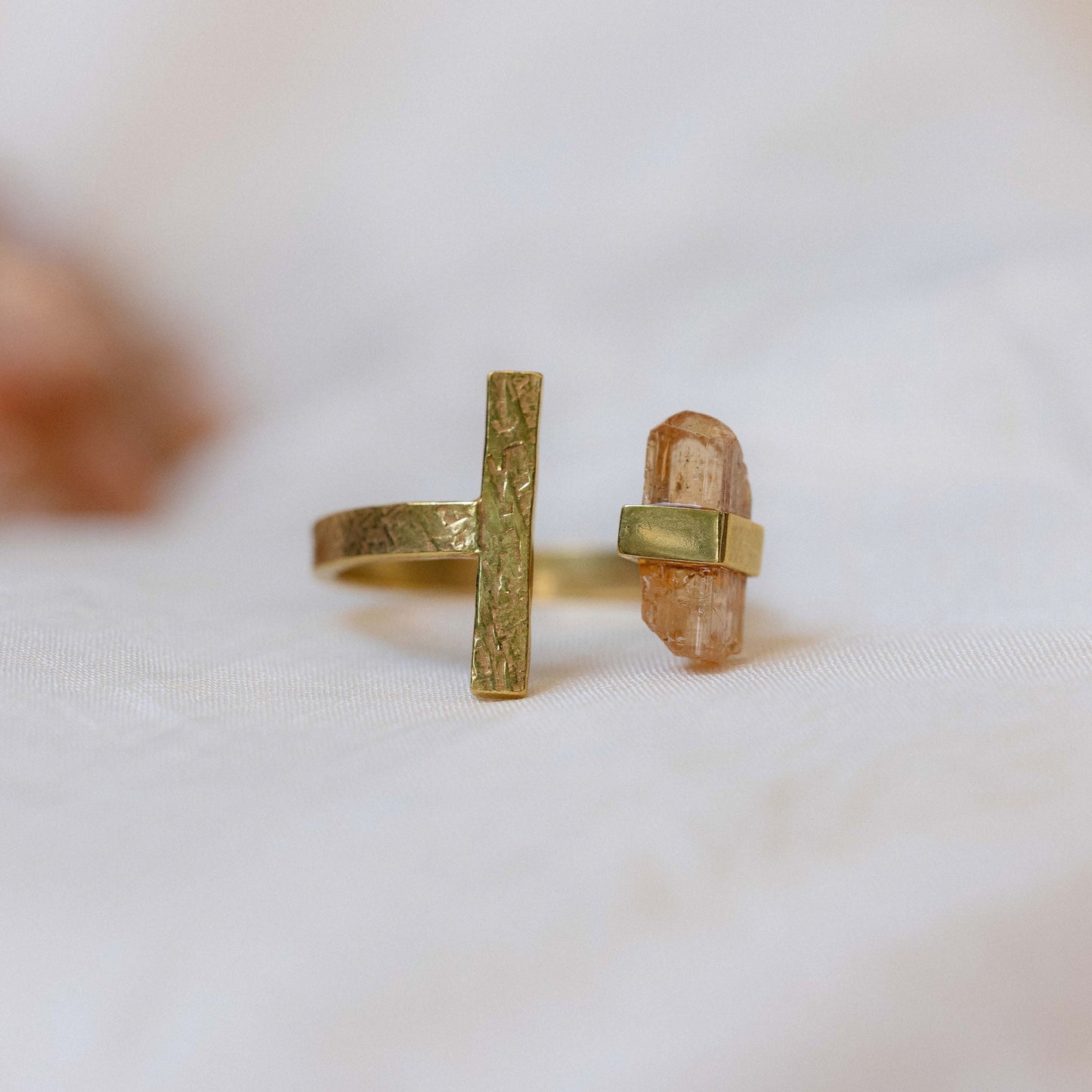 Citlali Ring with Golden Topaz