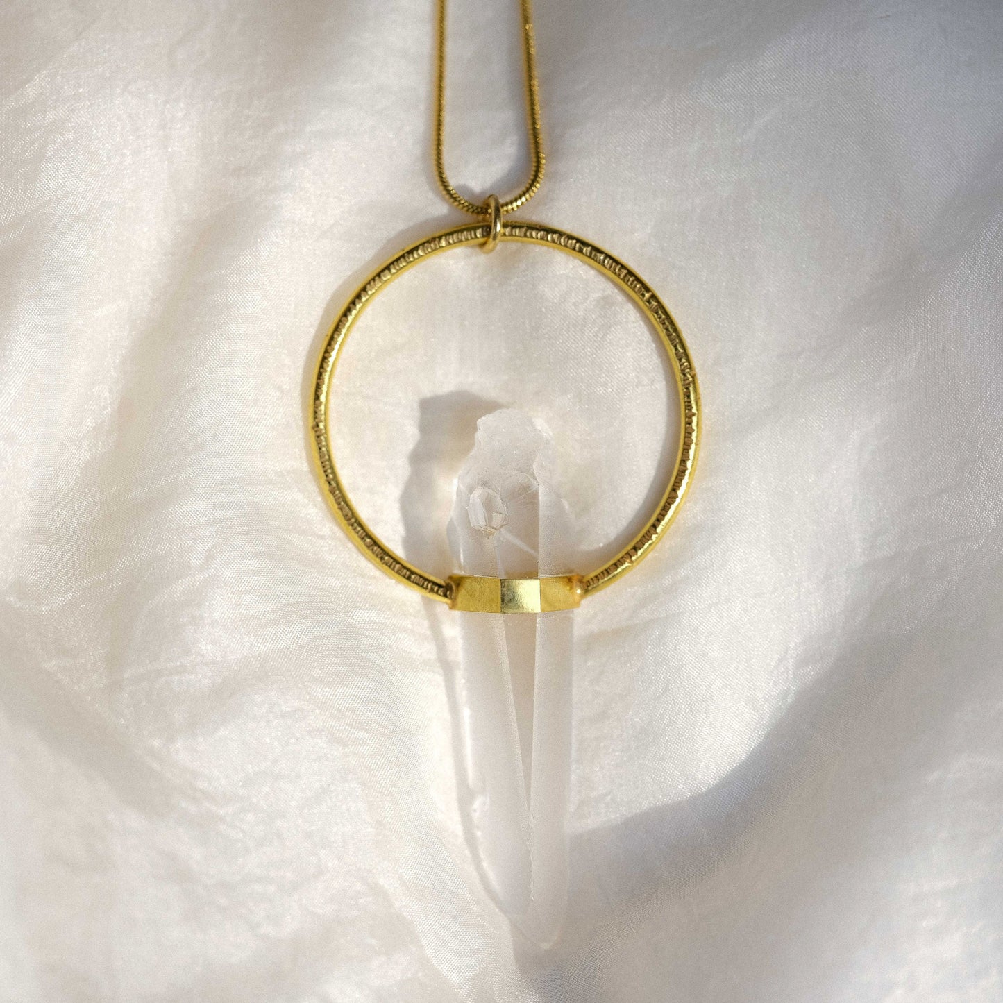 Citlali Necklace with Raw Laserquartz