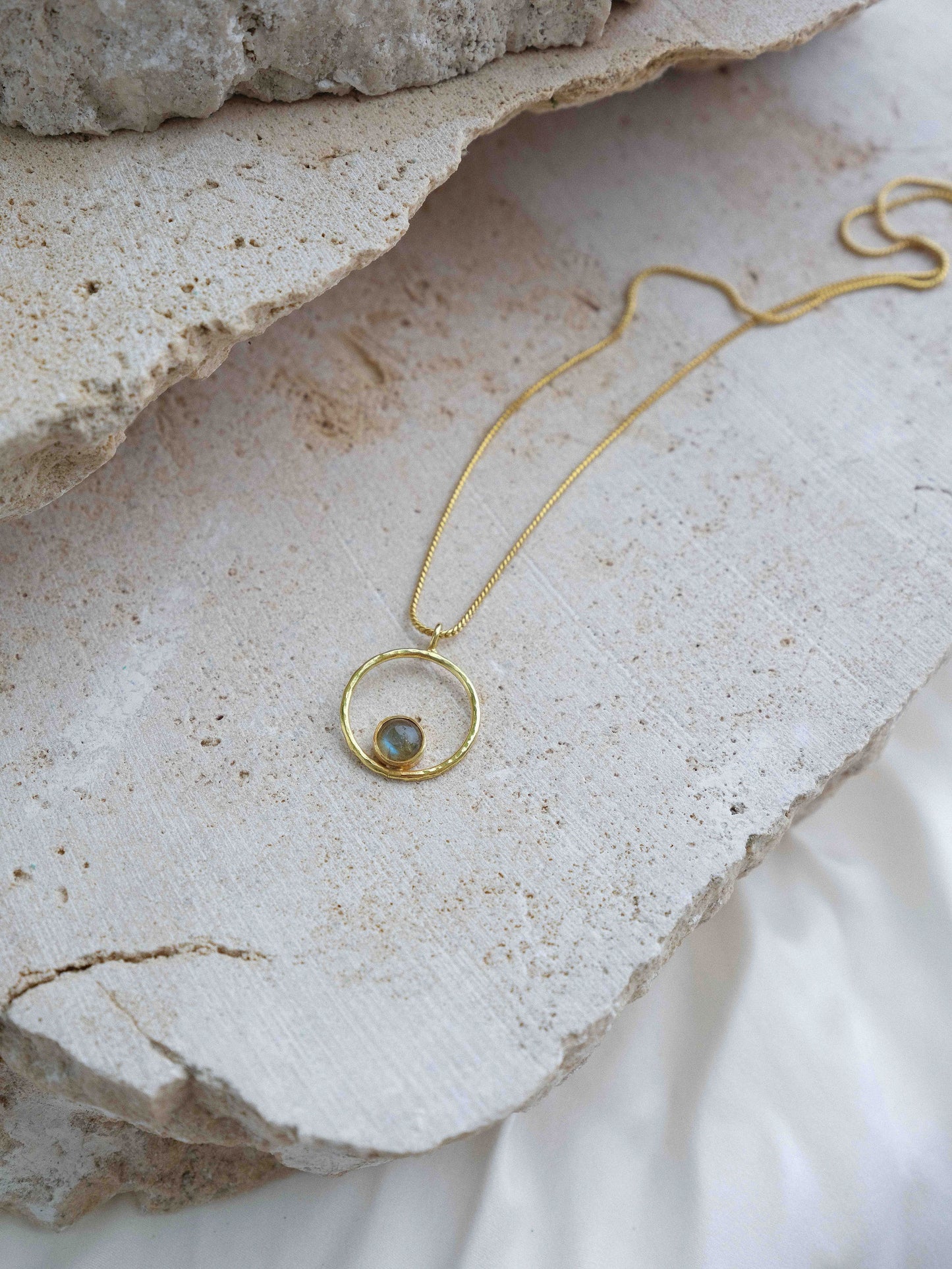 Lunafea Necklace with Labradorite