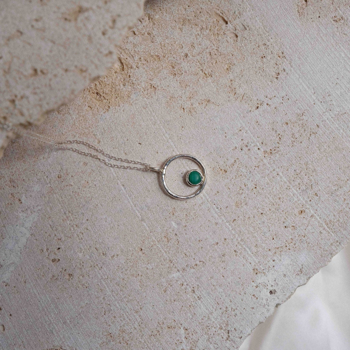 Lunafea Necklace with Malachite