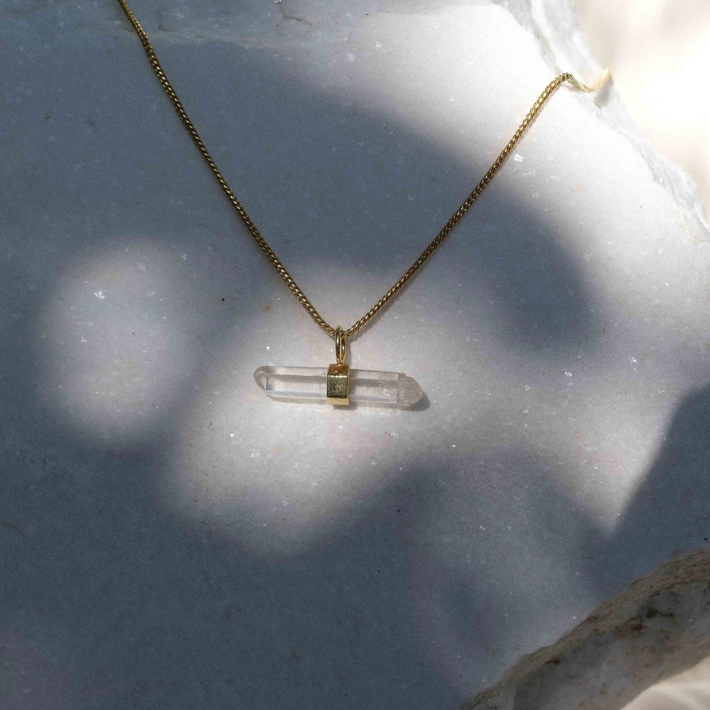 Ila Necklace with Clear Quartz