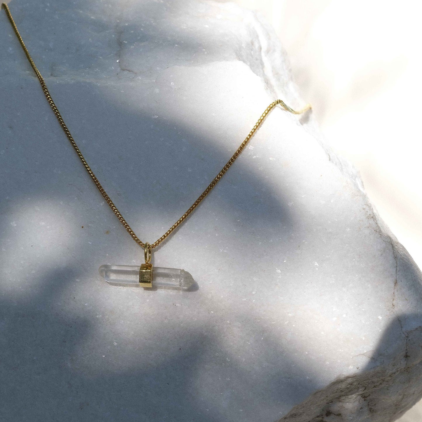 Ila Necklace with Clear Quartz