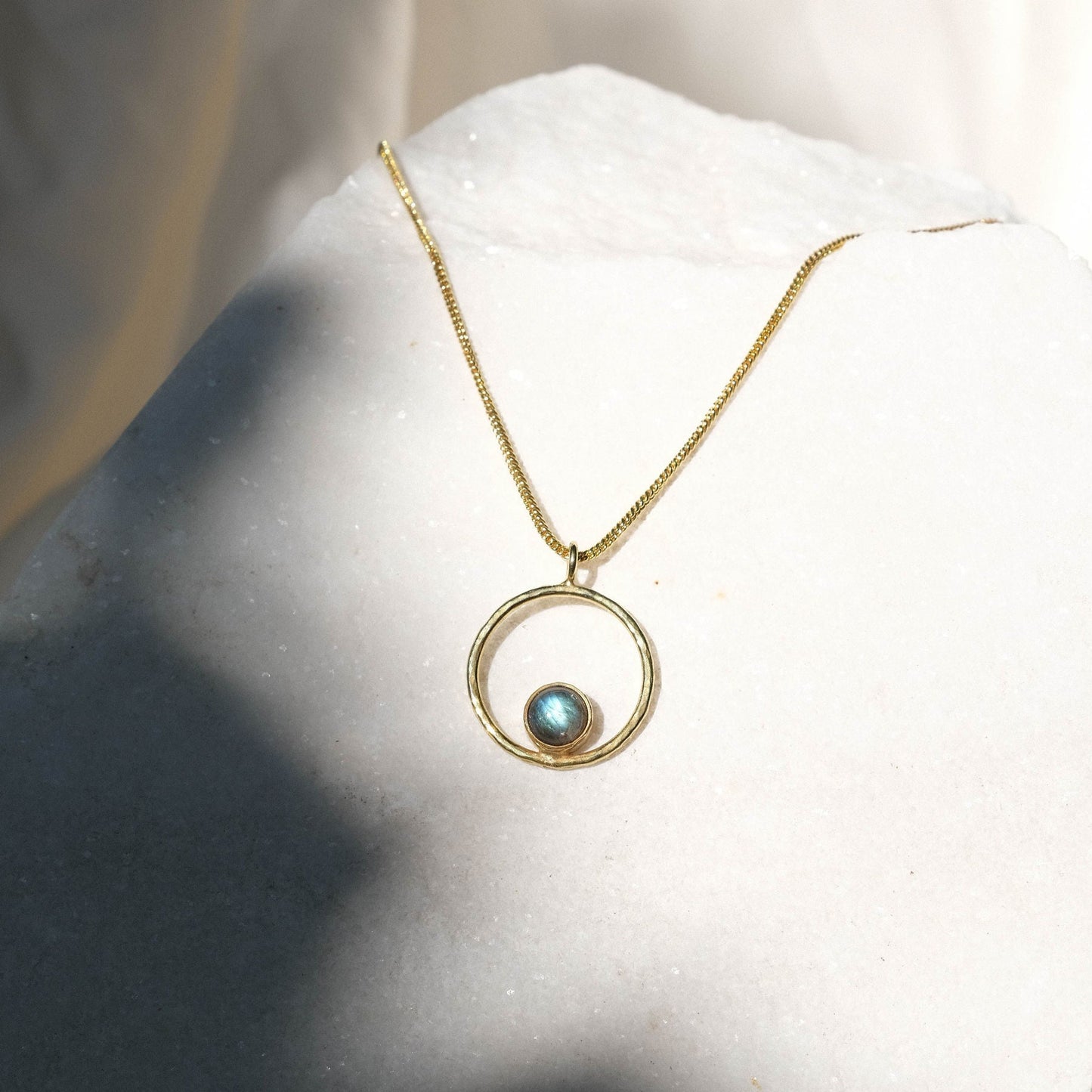 Lunafea Necklace with Labradorite