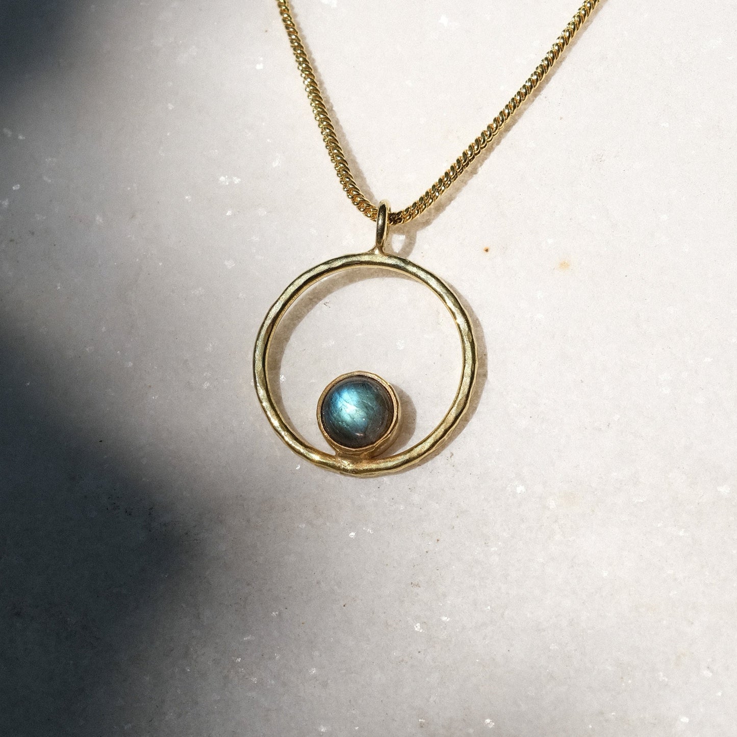 Lunafea Necklace with Labradorite