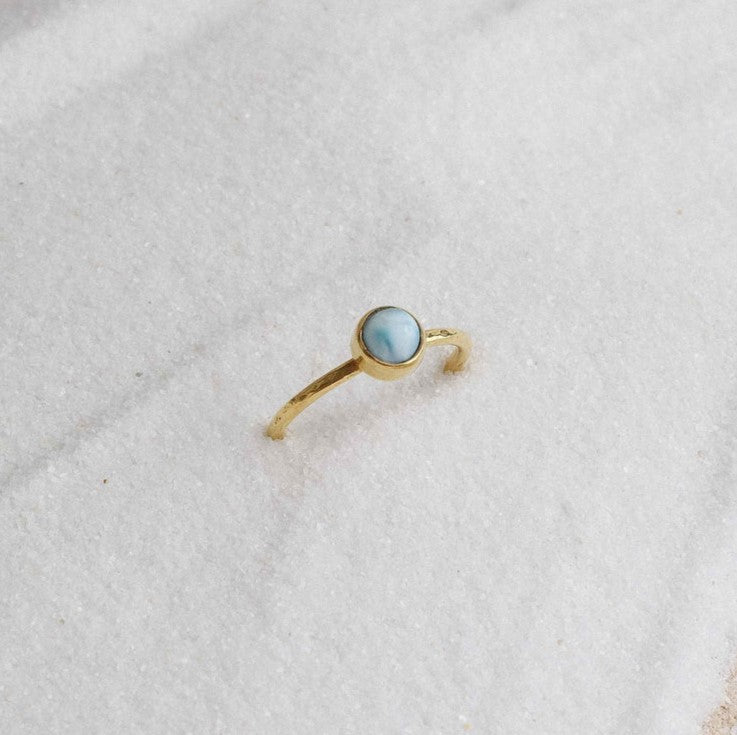 Lunafea Ring with Larimar