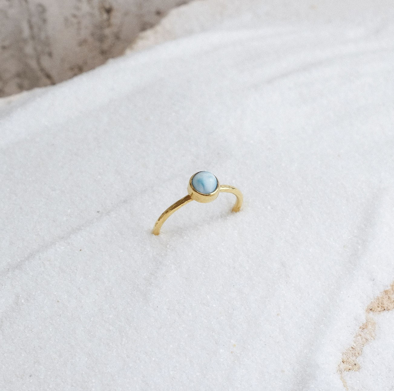Lunafea Ring with Larimar