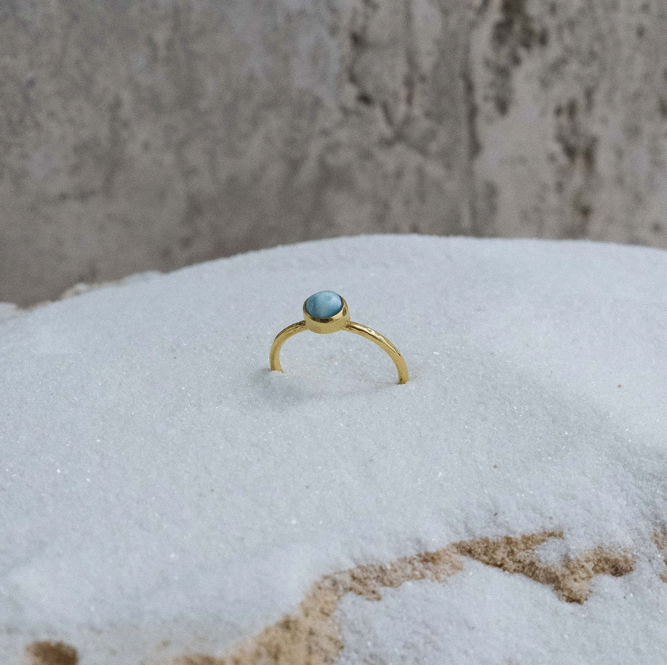 Lunafea Ring with Larimar