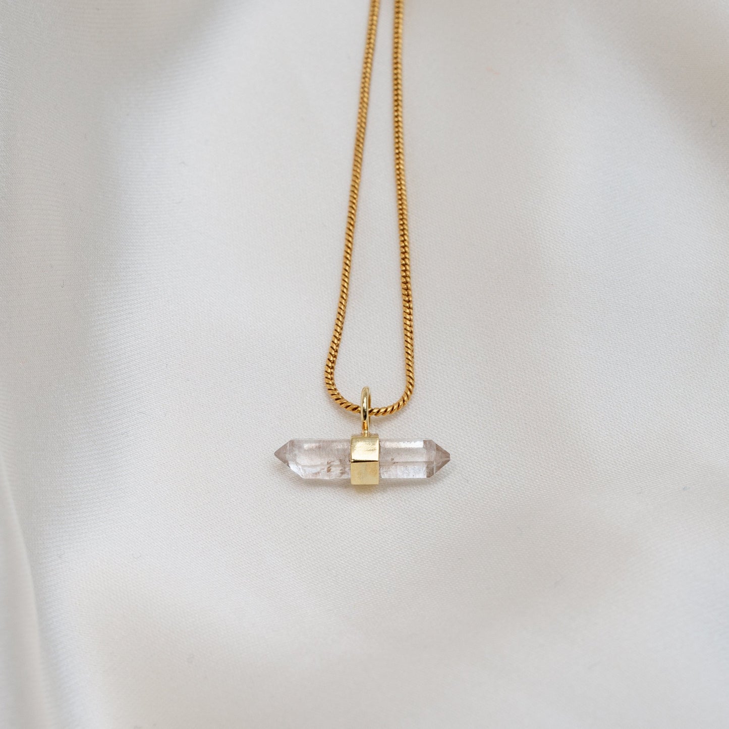 Ila Necklace with Herkimer Diamond