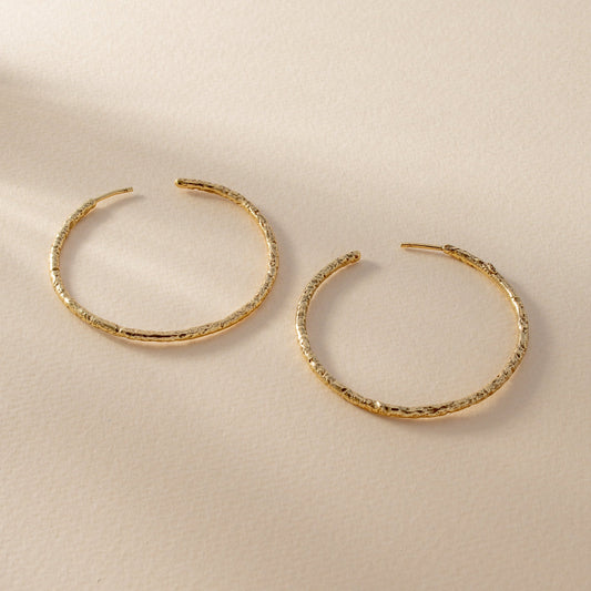Textured Mula Earrings