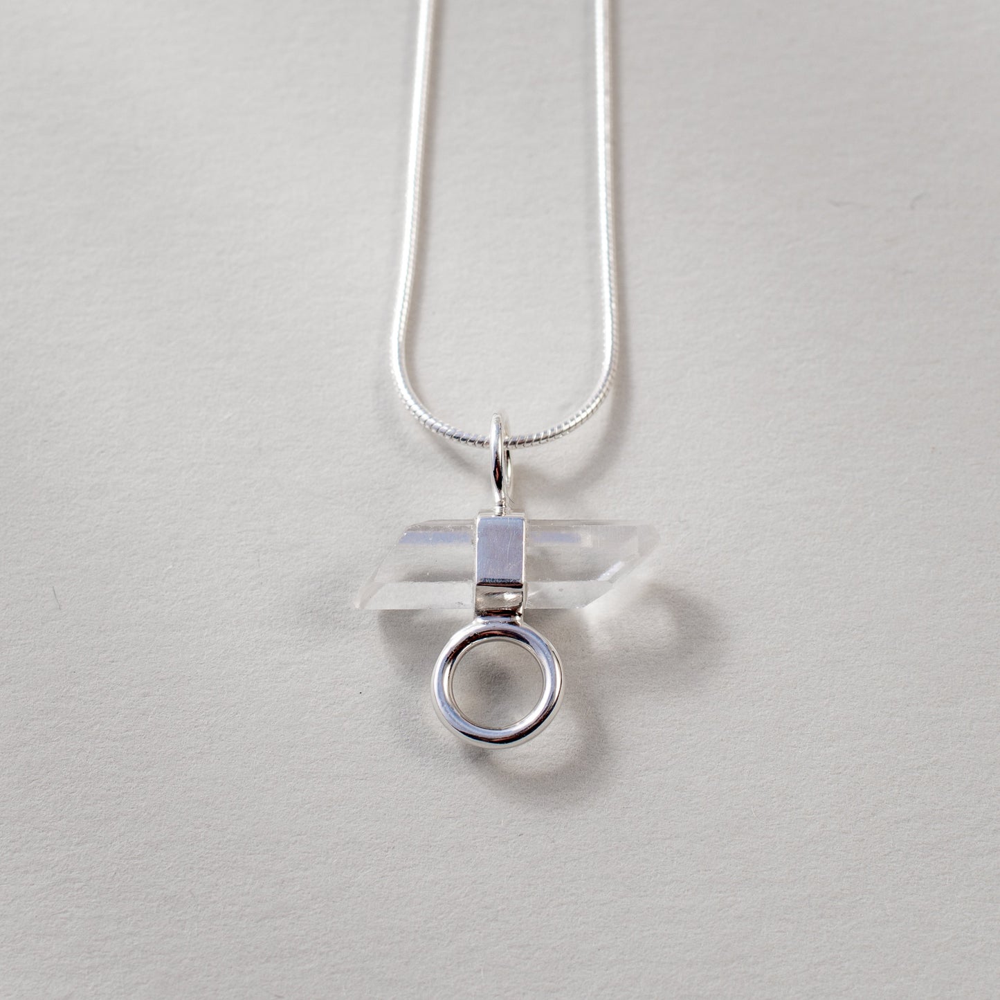 Reia Necklace with Clear Quartz