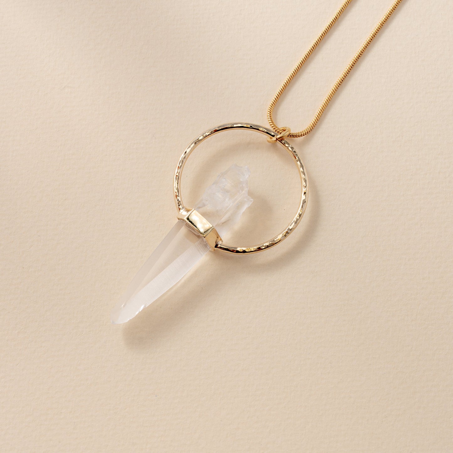 Citlali Necklace with Raw Laserquartz