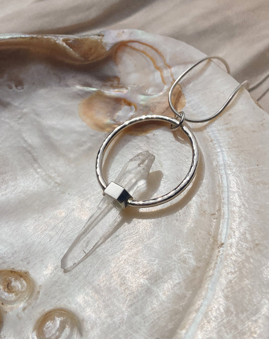 Citlali Necklace with Raw Laserquartz
