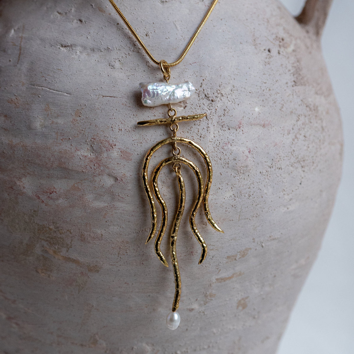 Jata Necklace with Pearl