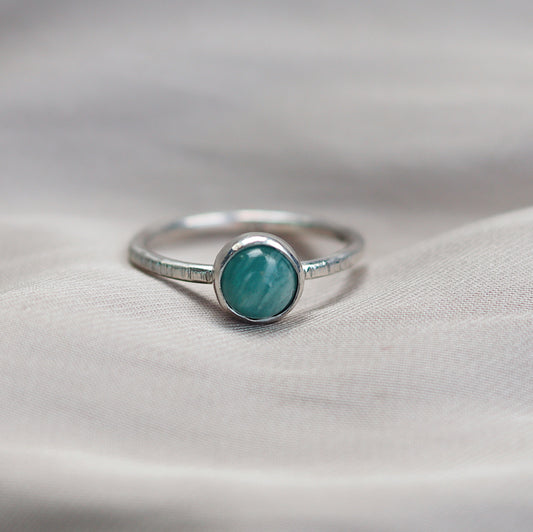Lunafea Ring with Amazonite