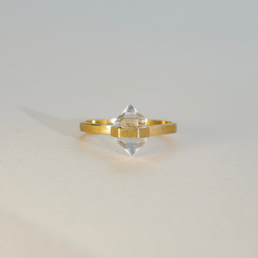 Citlali Ring with Herkimer Diamond