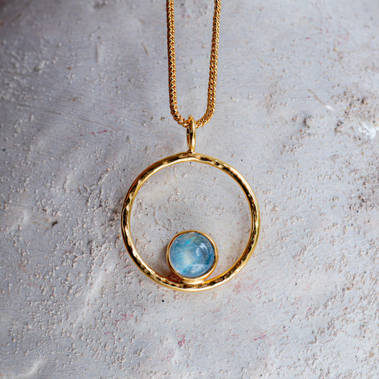 Lunafea Necklace with Moonstone