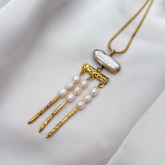 Marilys Necklace with Pearl