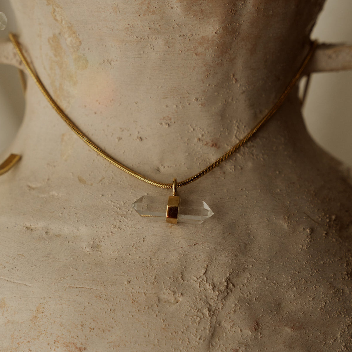 Ila Necklace with ClearQuartz