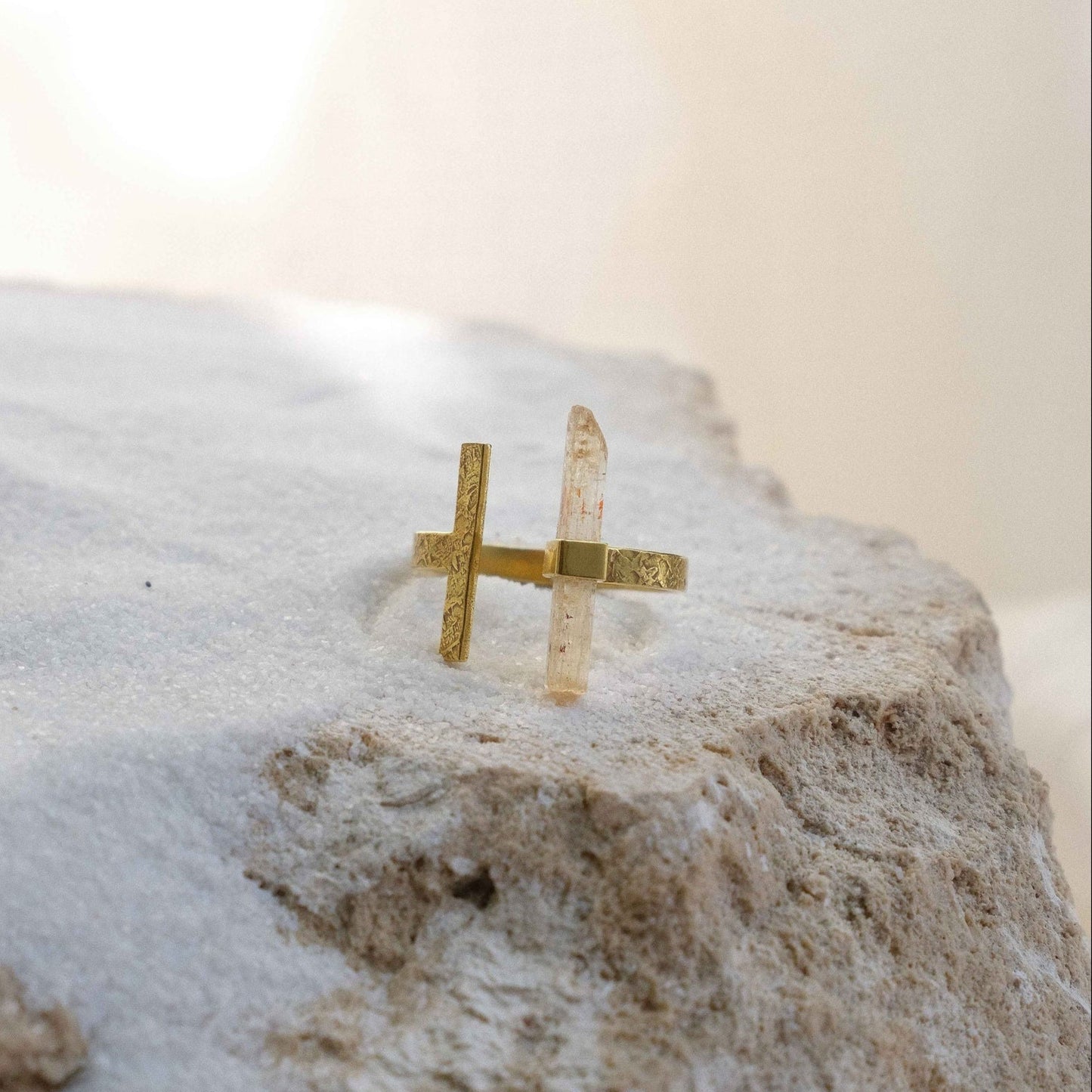 Citlali Ring with Golden Topaz