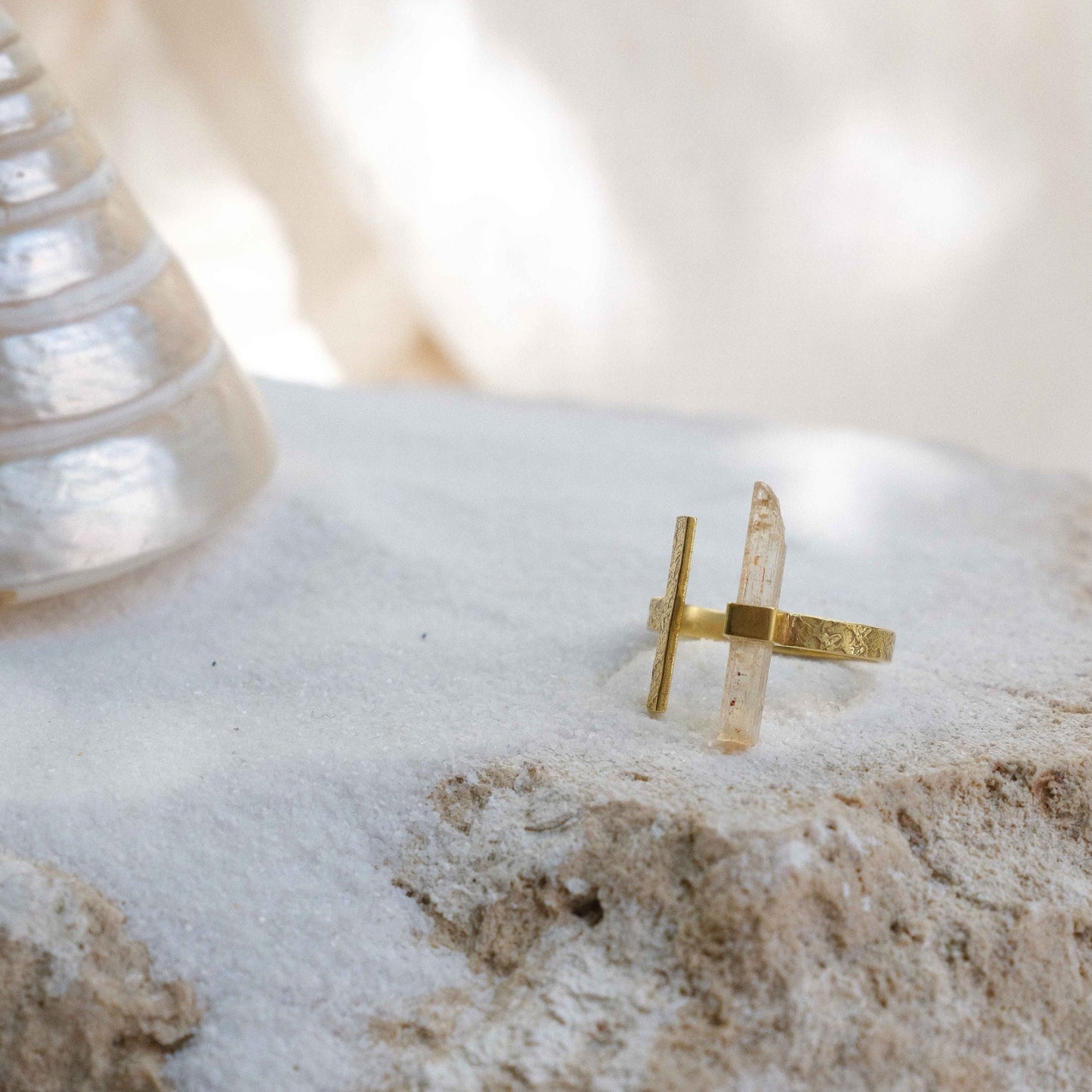 Citlali Ring with Golden Topaz