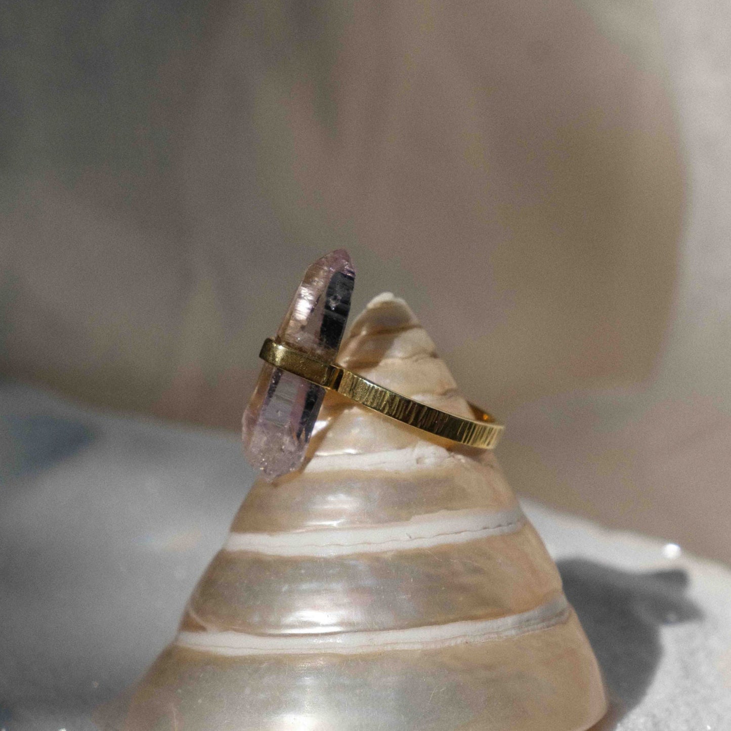 Citlali Ring with Amethyst