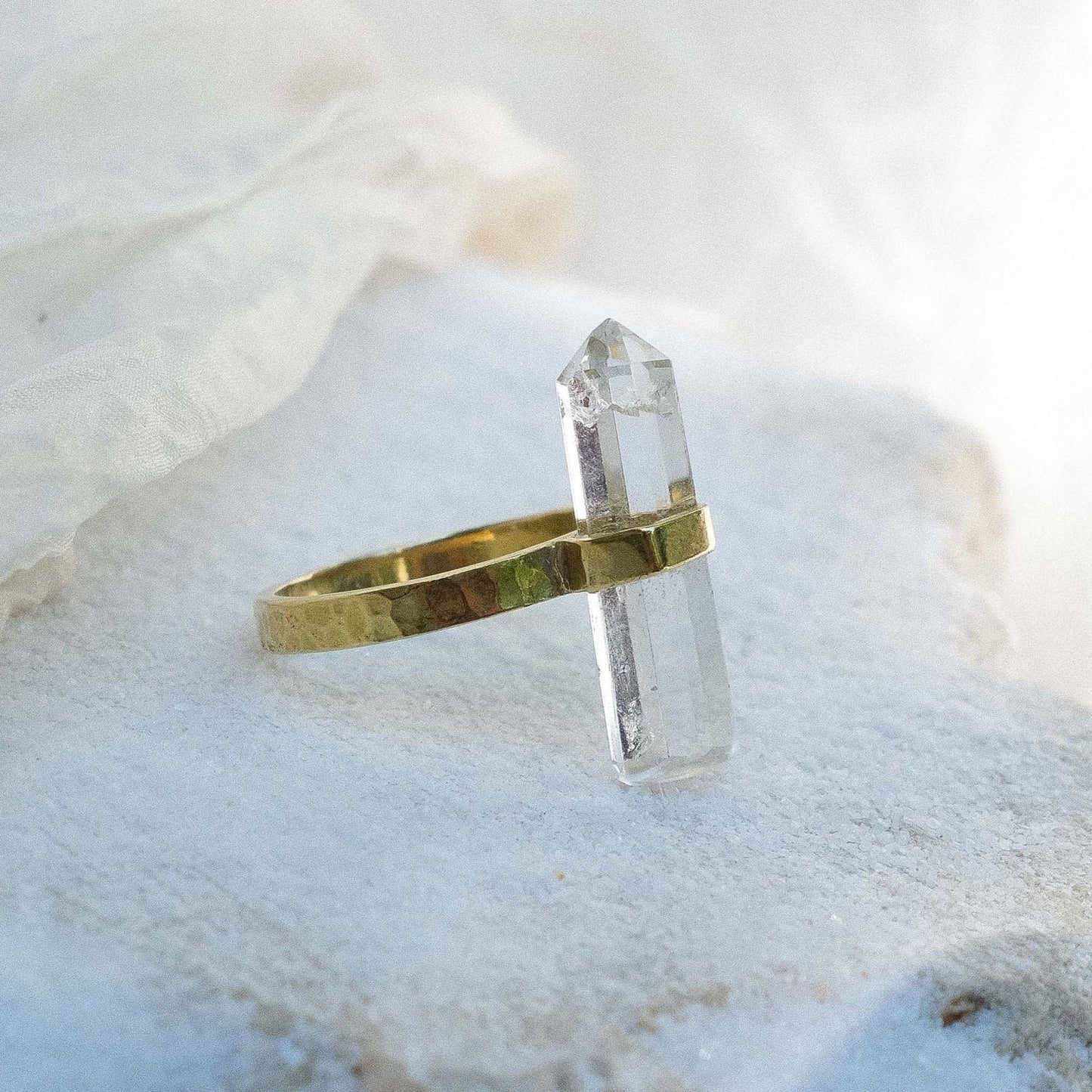 Citlali Ring with Clear Quartz