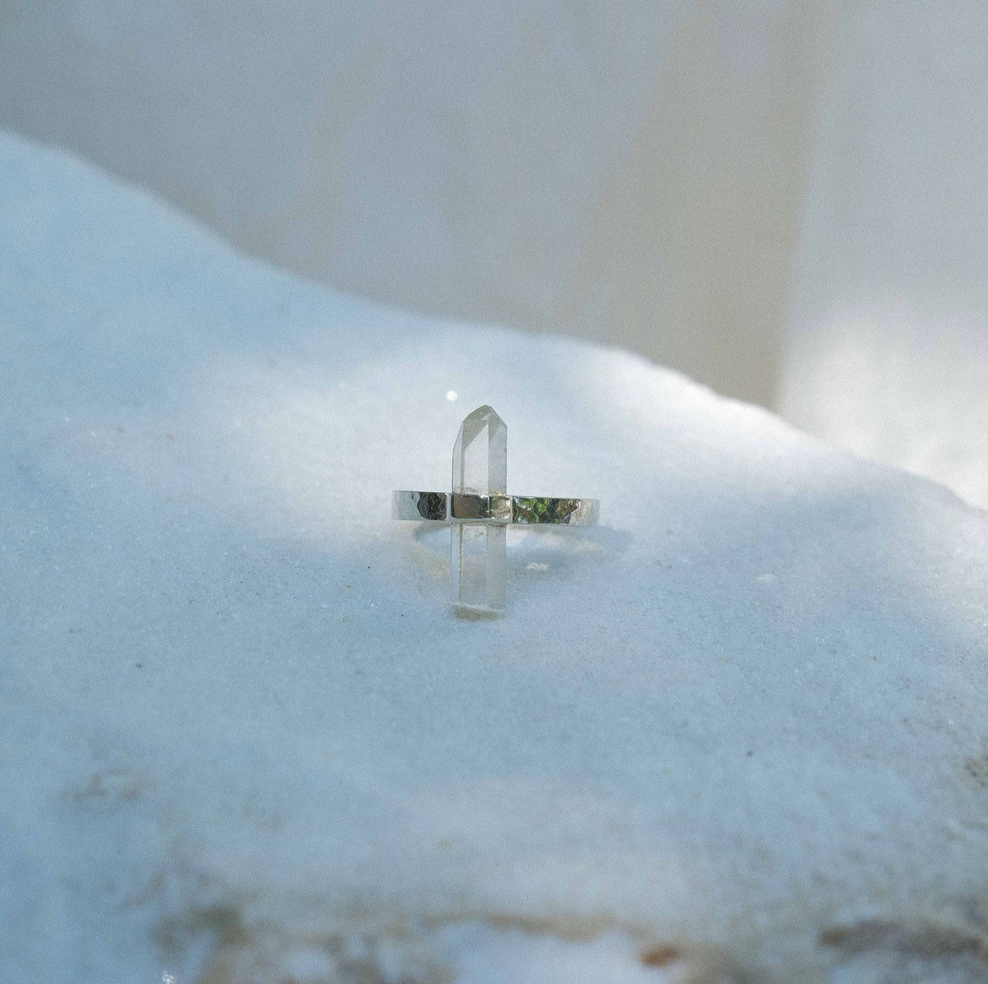 Citlali Ring with Clear Quartz