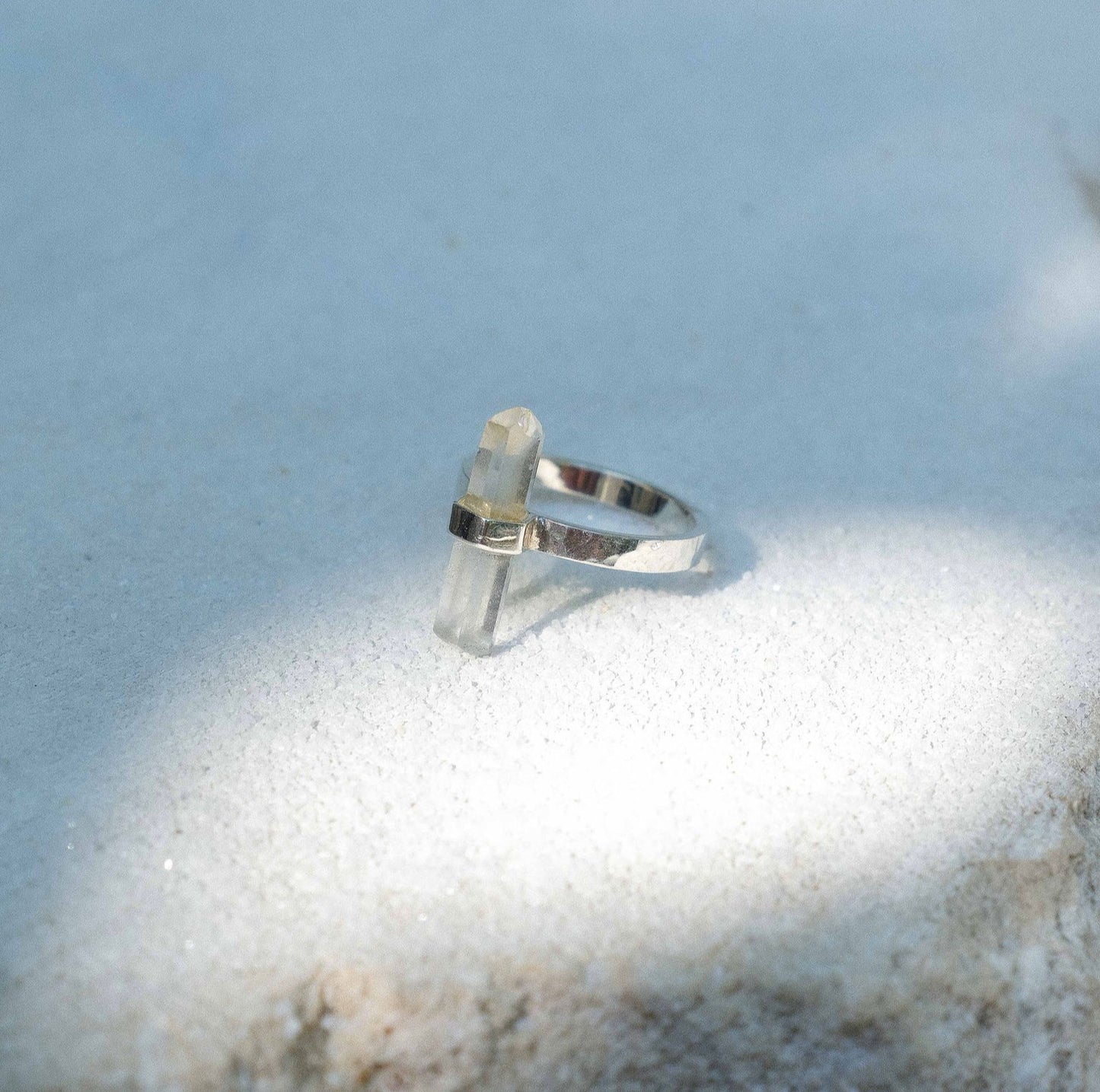 Citlali Ring with Clear Quartz