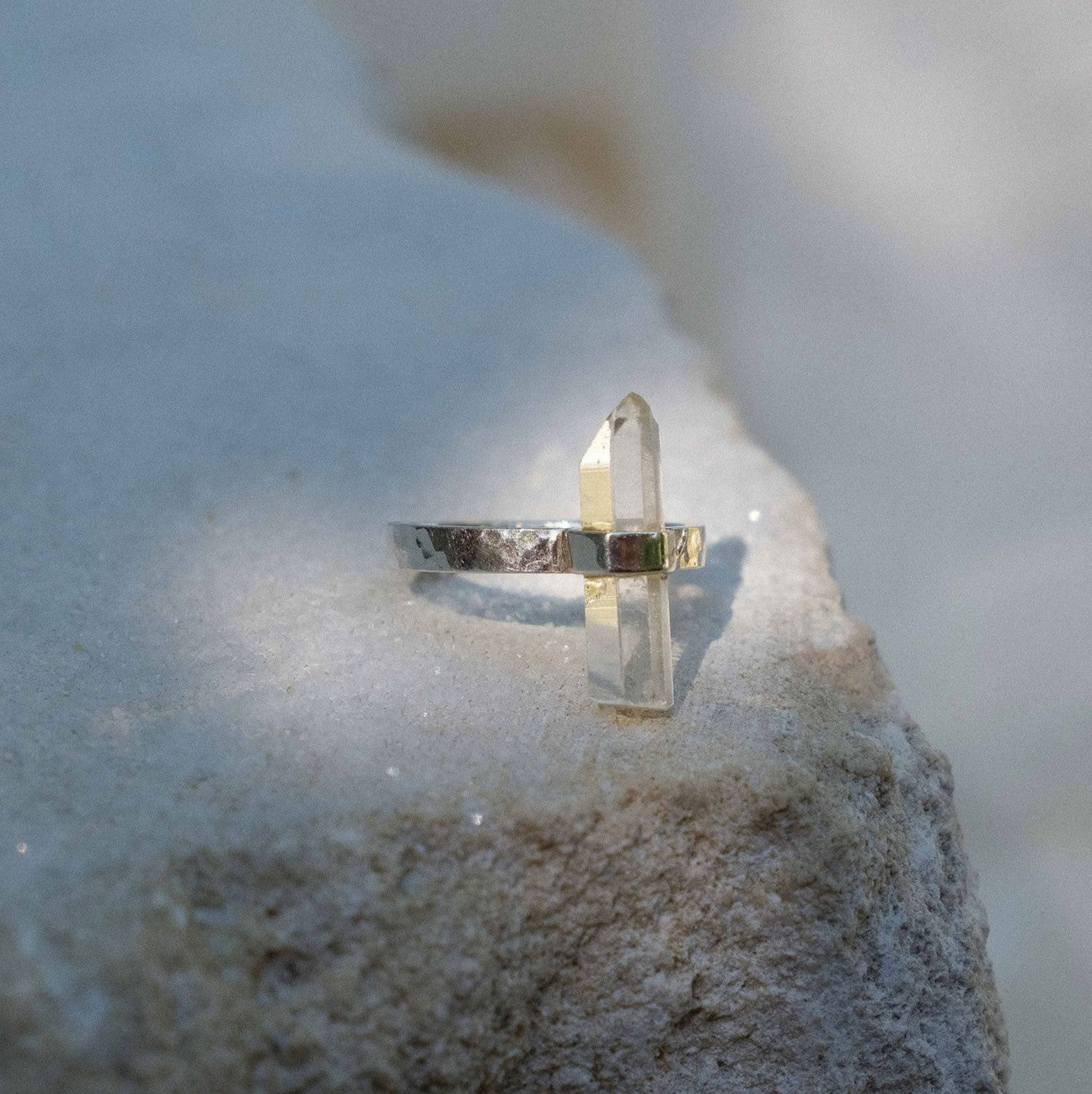 Citlali Ring with Clear Quartz