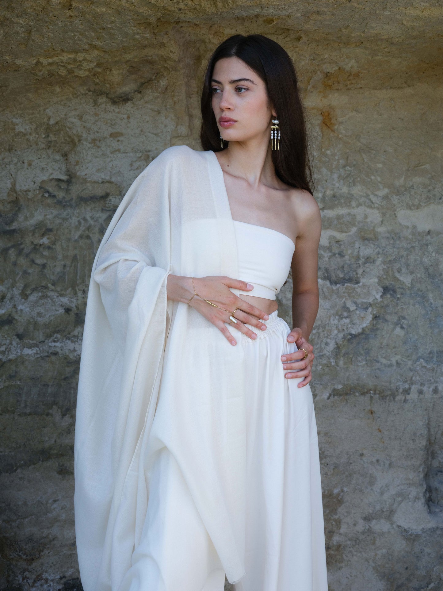 Marilys Earrings with Pearl