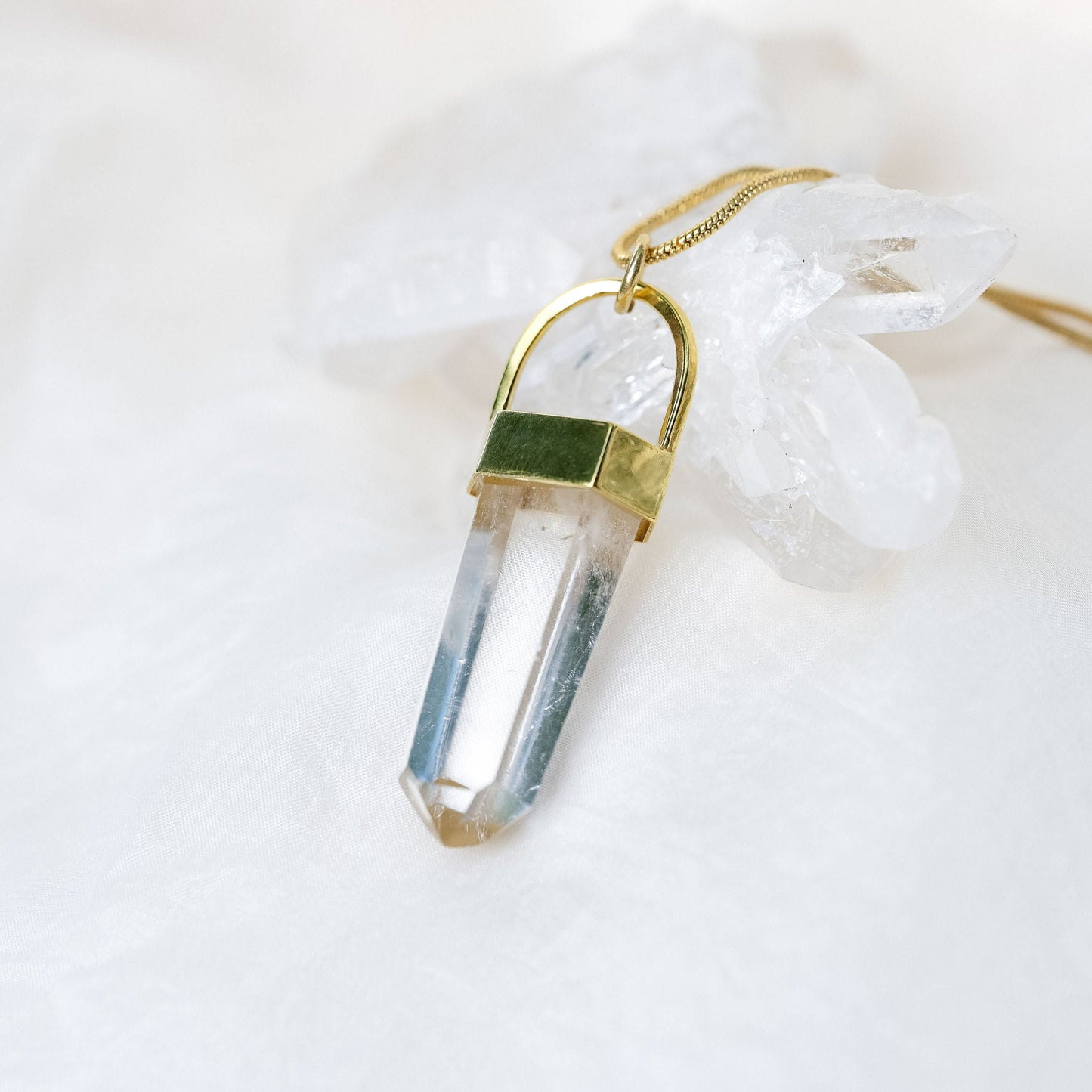 Damsha Necklace with Clear Quartz