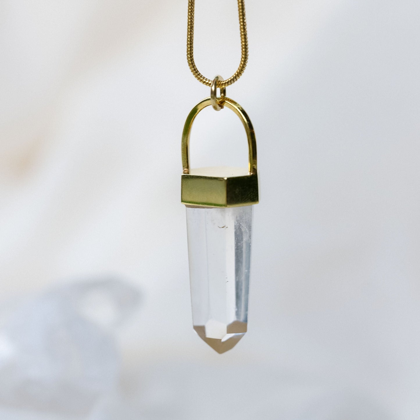 Damsha Necklace with Clear Quartz