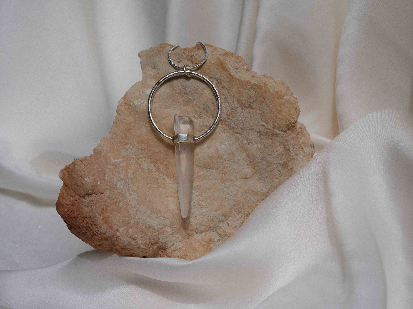 Citlali Necklace with Raw Laserquartz