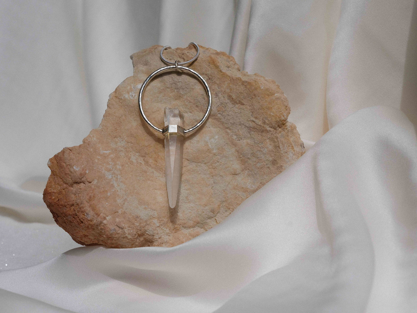 Citlali Necklace with Raw Laserquartz