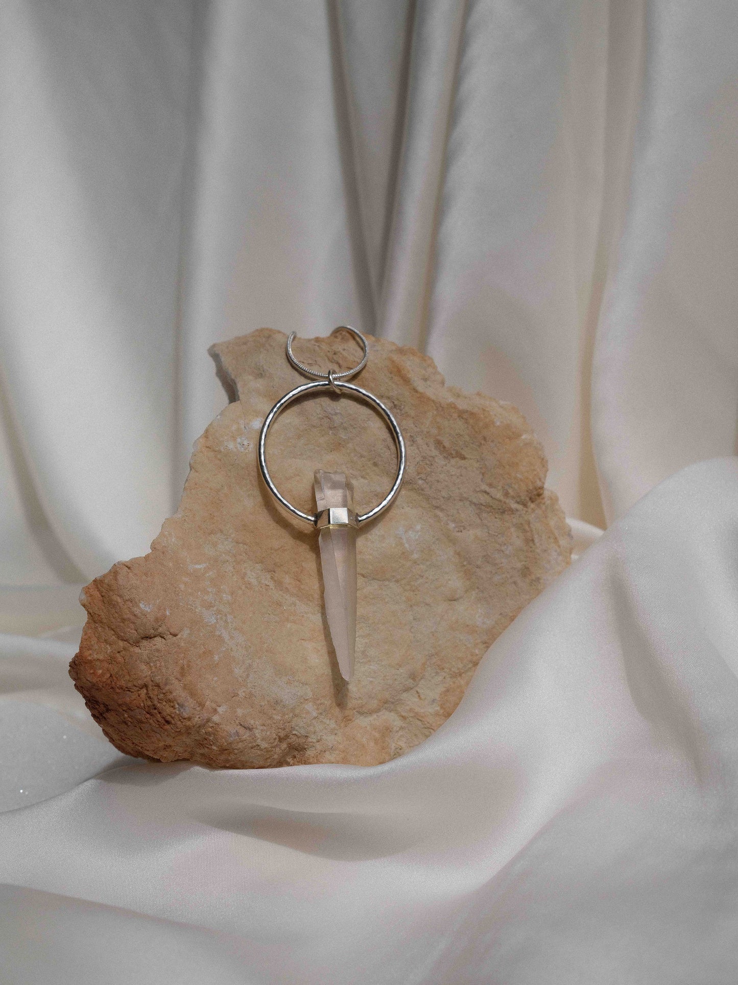 Citlali Necklace with Raw Laserquartz