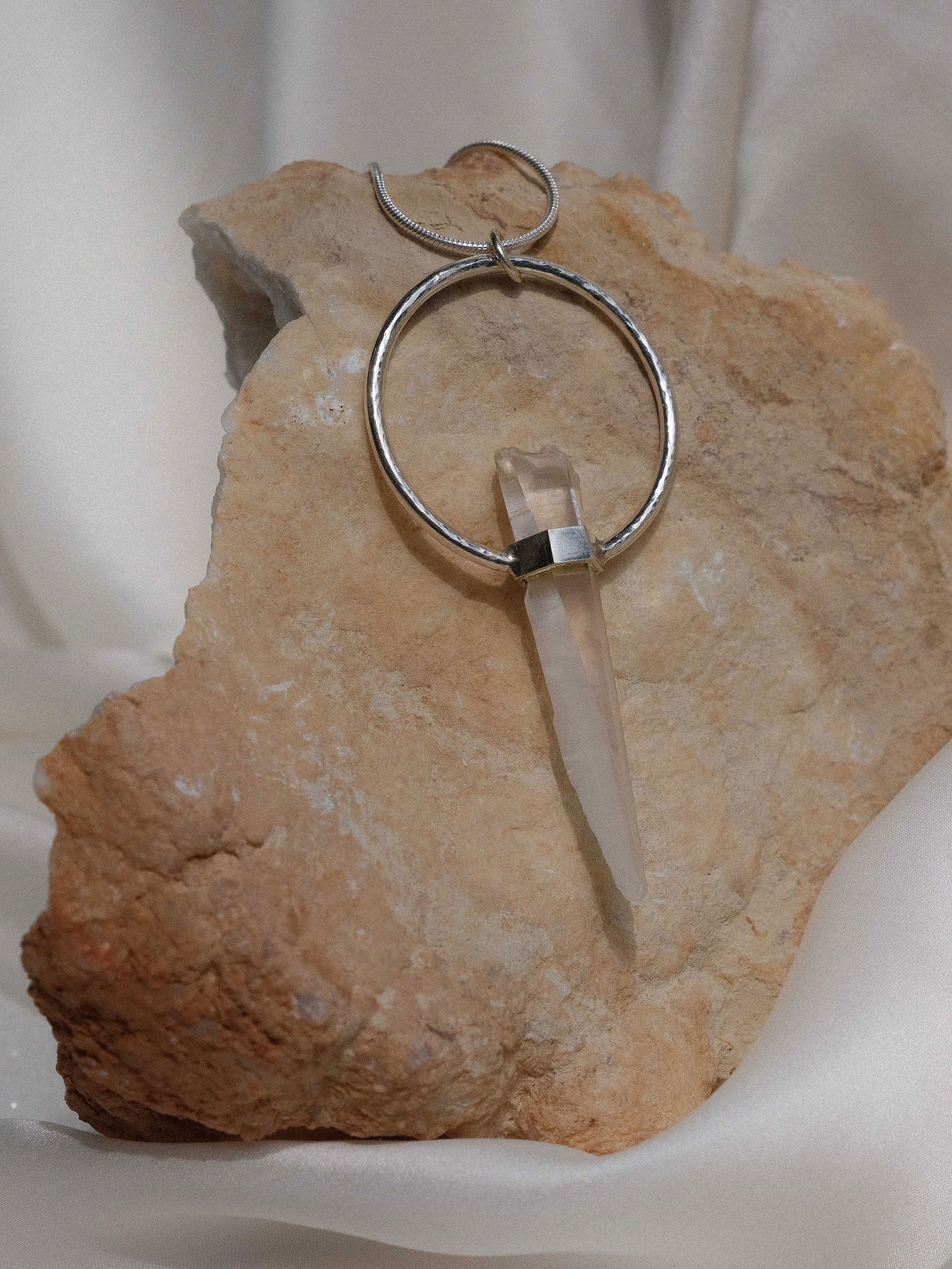 Citlali Necklace with Raw Laserquartz