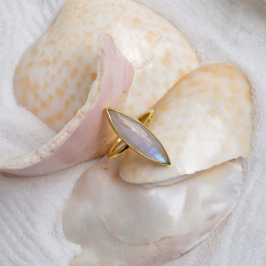 Ring with Moonstone