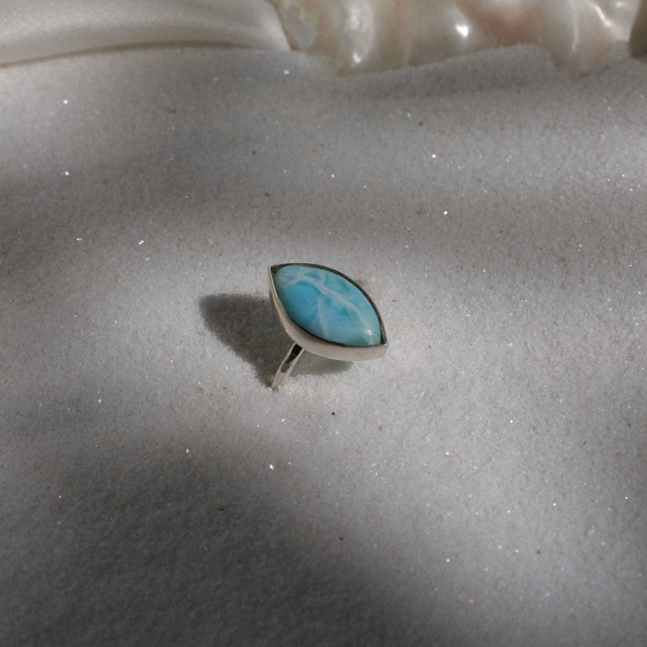 Ring with Larimar