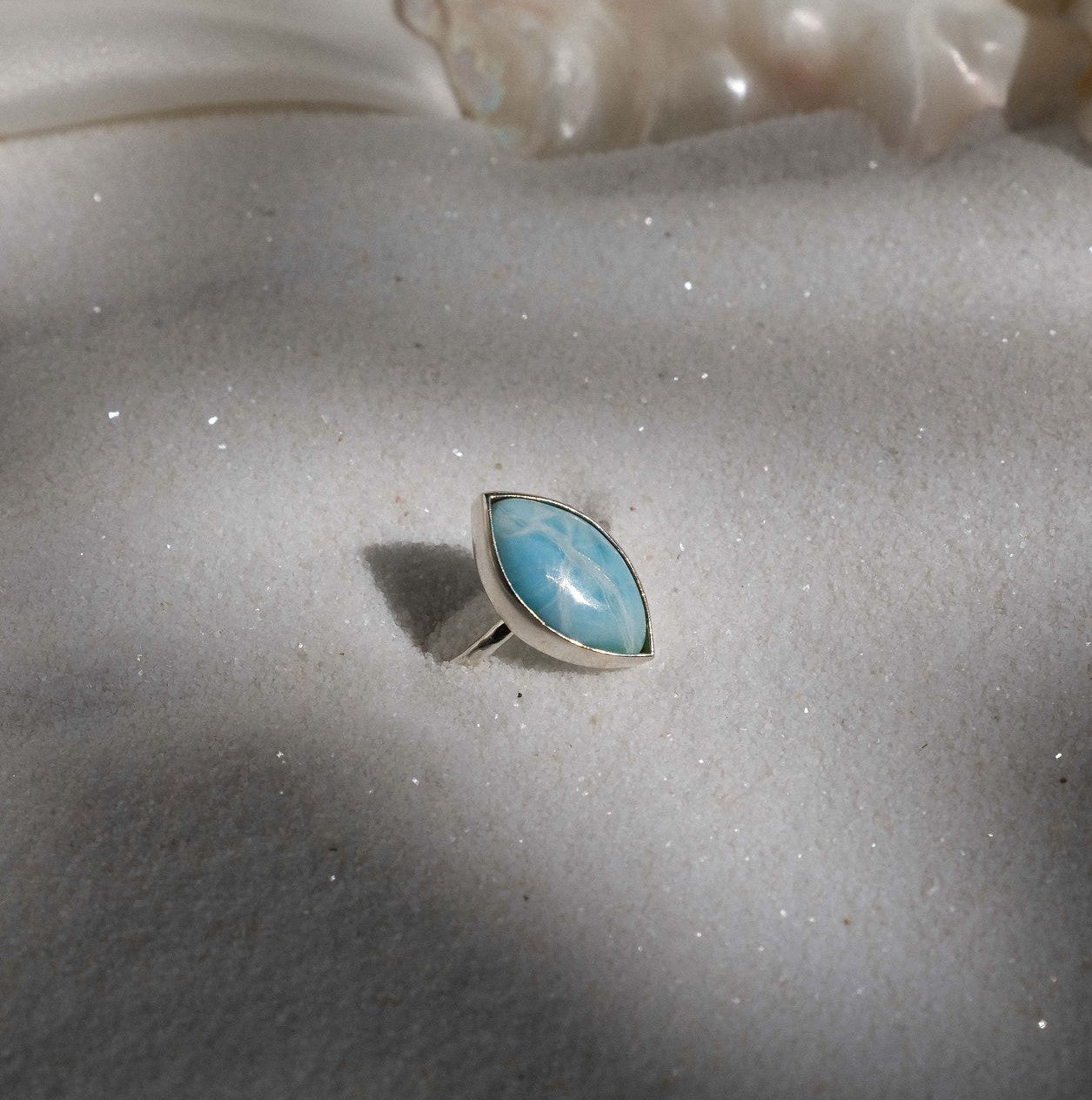 Ring with Larimar