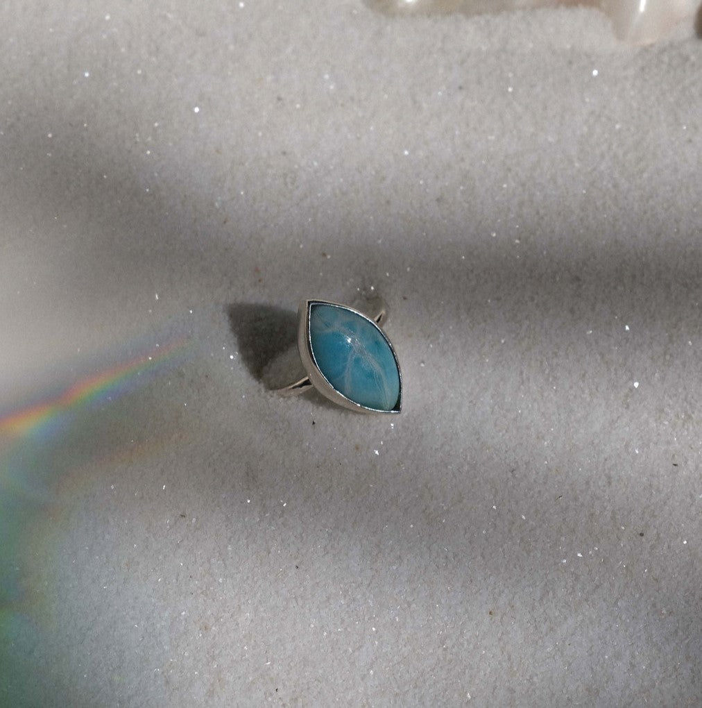Ring with Larimar