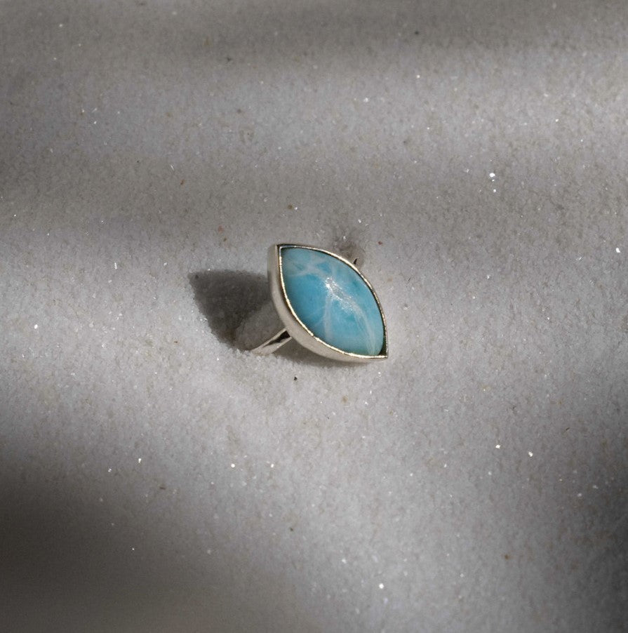 Ring with Larimar