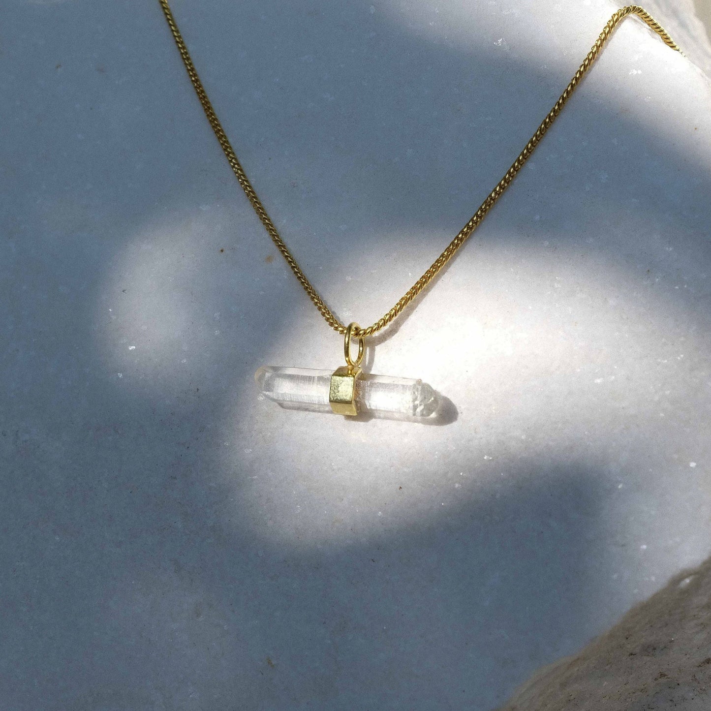 Ila Necklace with Clear Quartz