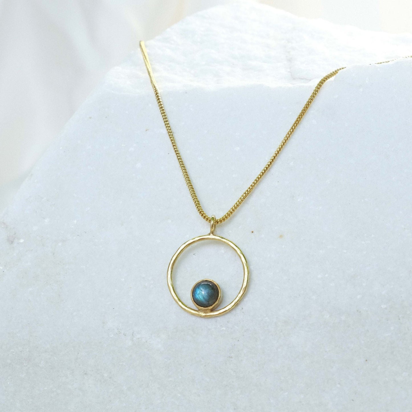 Lunafea Necklace with Labradorite