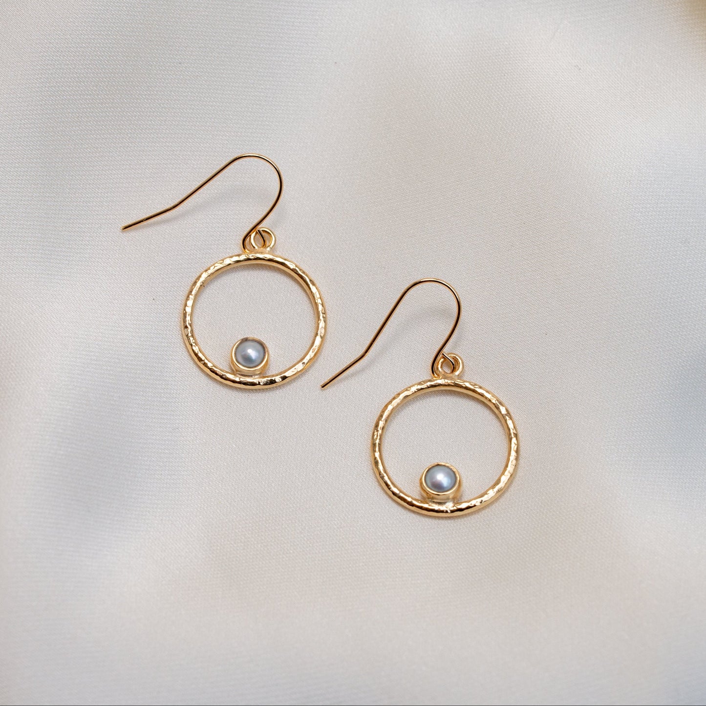 Lunafea Fülbevaló Igazgyönggyel