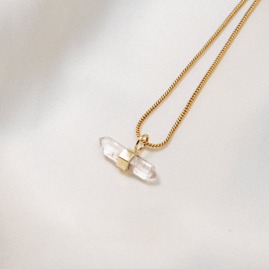 Ila Necklace with Herkimer Diamond