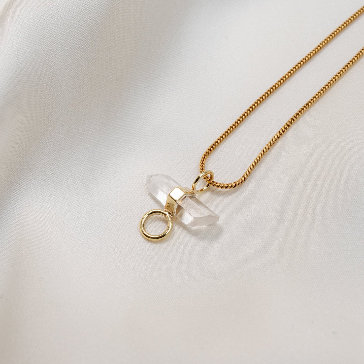 Reia Necklace with Clear Quartz